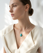 Turquoise Necklace & Earrings Set