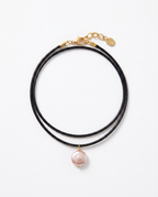 Lucia Leather Wrap Choker/Bracelet