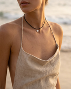 Lucia Leather Wrap Choker/Bracelet