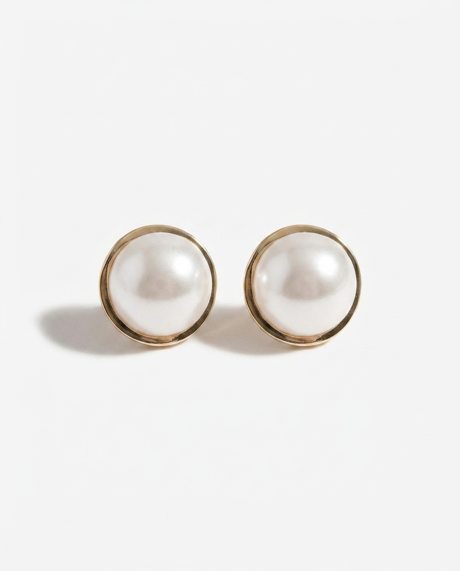 Bubble Pearl Studs