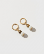 Magnolia Huggie Hoops