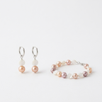 Pearl Bracelet and Earring Set