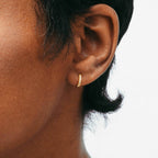 The Mini Pavé Huggie Earrings