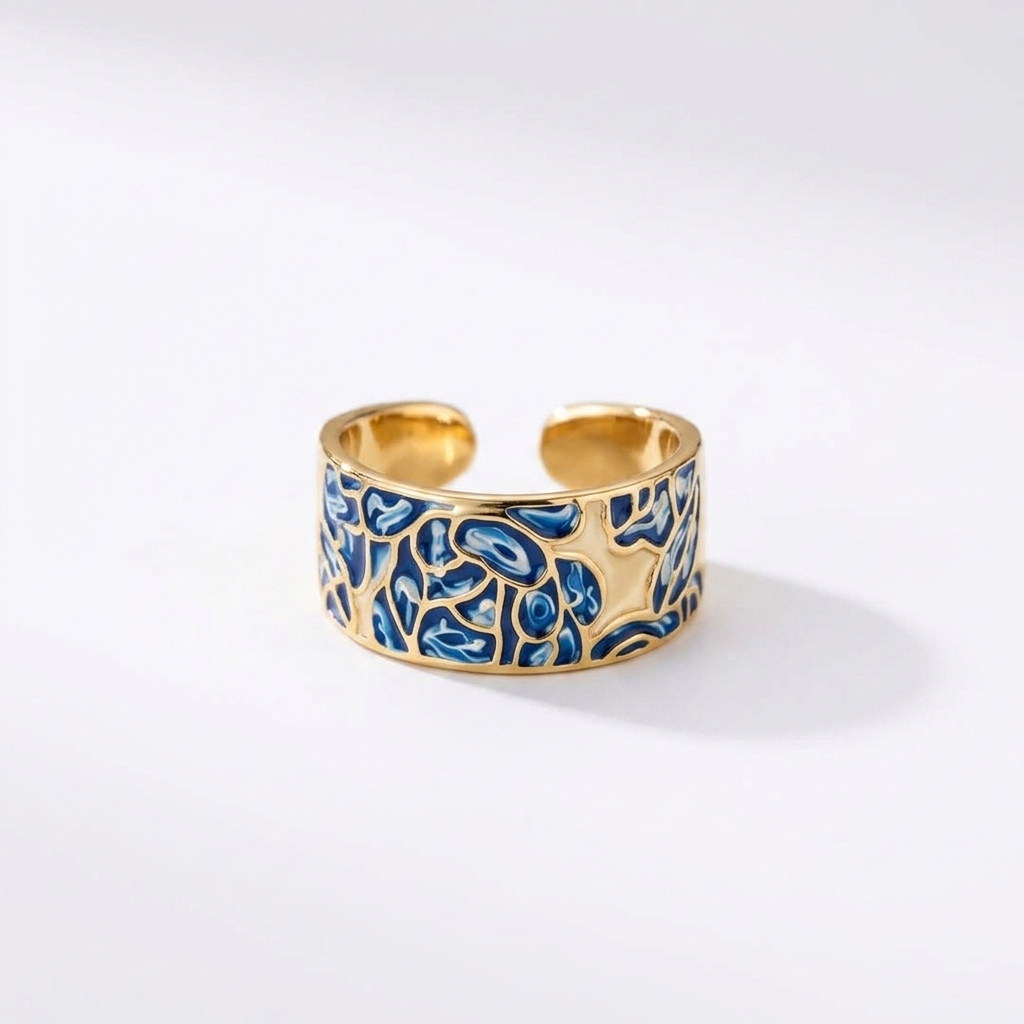 Indigo Ring Adjustable
